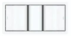 Tastic Luminate Essential Dual 3 in 1 Bathroom Heater, Exhaust Fan & Light 